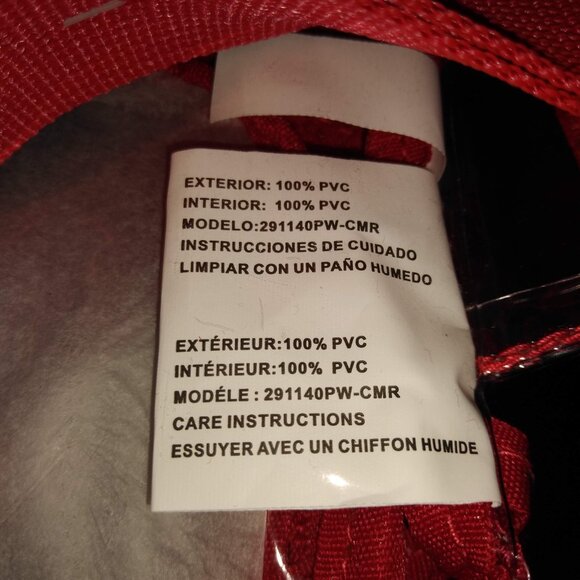 Clear Stadium Belt Bag Red Fanny Pouch - Picture 8 of 8